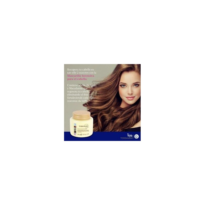 Terramar Mascarilla Intensiva Para El Cabello Con Algas, Aceite De