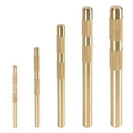 5-Piece Brass Punch Set, Removing Repair Tool, 1/4", 3/8", 1/2", 5/8", 3/4" Brass Pin Drive Punch Set, Replace 67003-MAI 045256670034