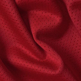 Mandy - Functional Fabric - Breathable and Quick-Drying - Mesh Look - for Sportswear (Red)