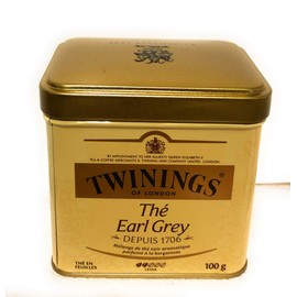 Twinings of London Earl Grey Loose Tea Tins,100g (Pack of 1)