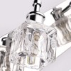 PRESDE 3 Light Bathroom Vanity Lights Modern Chrome Bathroom Lights