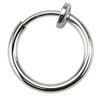 Fake Nose Septum Clicker Nose Ring Piercing Helix Titanium Plated,