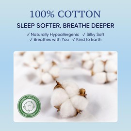 JSD 100% Cotton Christmas Sheet Set Twin, Blue Plaid Reindeer Printed Bed Sheets, 300 Thread Count Soft Breathable Sateen Sheets Deep Pocket