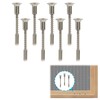 TNJPSEK 8 Pcs Metal Window Screen Plunger Pins with Caps,