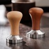 Coffee Tamper with Wooden Handle Easy To Operate Outstanding Extraction