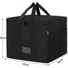 BQKOZFIN Record Case, Vinyl Record Storage Box, L43 x Width