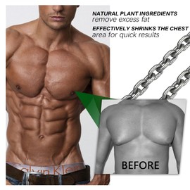 KOAHDE Gynecomastia Cellulite Patch for Men,Chest Belly Fat Tightening Patch,Tightening Ginger Compress Patch,Gynecomastia Tightening Ginger Patch,Gynecomastia Cellulite Melting Patch,12PC