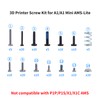 Imdinnogo 3D Printer Accessories Screws Assortment Kit for BambuLab A1/A1