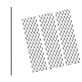 30pcs 1/4"Dia x 12in Acrylic Dowel Rods Sticks, Clear Transparent Round Plastic Rods for DIY Crafts