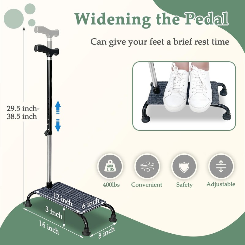 Stair Climbing Cane Lifts Assist Cane for Seniors Elderly Half