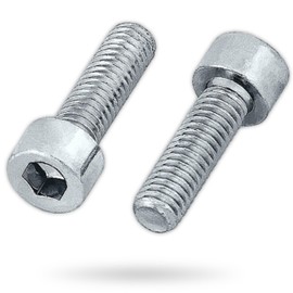 HEXATON Hex Socket Head Cap Screws - M6 x 20mm - Pack of 50 - Full Thread - Galvanised Steel - ISO 4762 - DIN 912 - Machine Screws