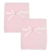 American Baby Company 2-Piece Fleece Blanket with Silk-Like Satin Trim