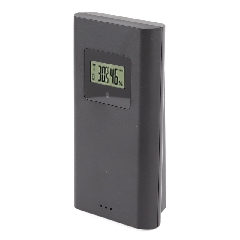 Weather Clock Humidity Temperature Sensor Meter Thermometer for Home Office