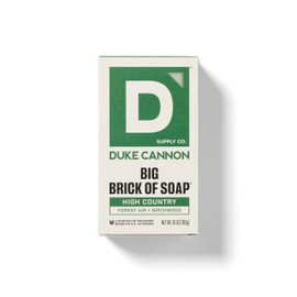 Duke Cannon Supply Co. Extra Large Big Brick Bar Soap - Men's Triple-Milled Bar Soap with Masculine Scents - All Skin Types - High Country, 10 oz