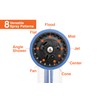 Corvid Adjustable Nozzle with Soap Dispenser, 8-Pattern Spray Hose Nozzle