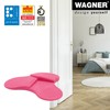 WAGNER 3STOP COLOR PINK Floor Door Stop, Diameter 108 x