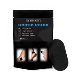 ZehAb Style Blister Bandages for Feet, Blister Prevention, Versatile Use, High Adhesion, Flexible and Comfortable, Hypoallergenic Material (30 Count-1 Pack), Black