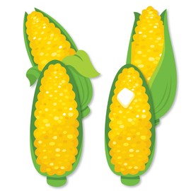 Big Dot of Happiness It's Corn - Decorations DIY Fall Harvest Party Essentials - Set of 20