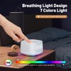 Sound Machine & Clock with Bluetooth 5.4, 14 Soothing White