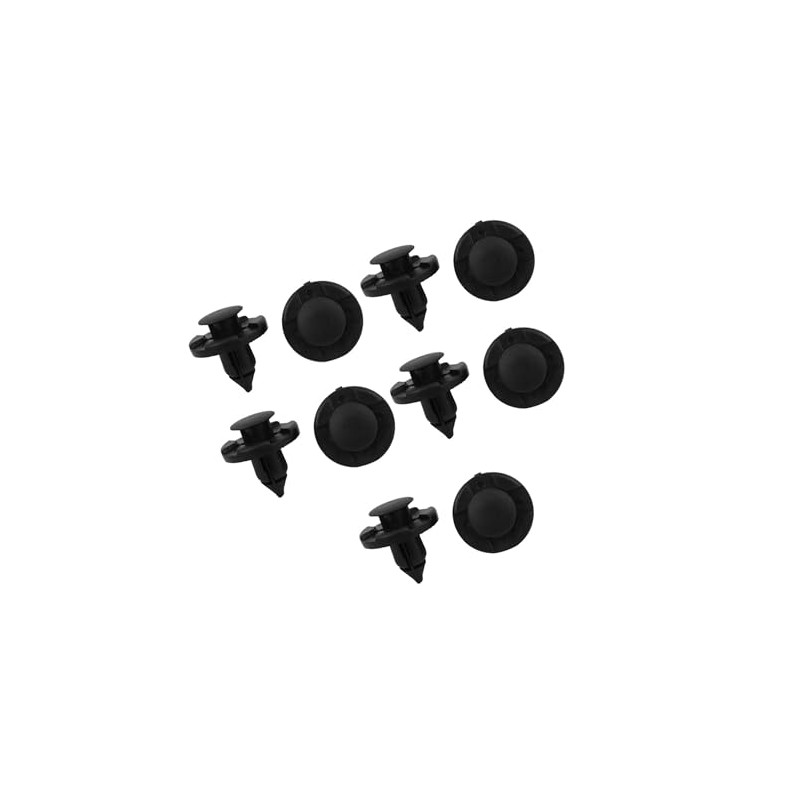 Partuto 10 Plastic Bumper Fender Flare Fastener Rivet 8mm for