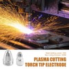 Tuperoymse 100Pcs P80 Plasma Cutting Torch Consumable Cutting CNC 60A