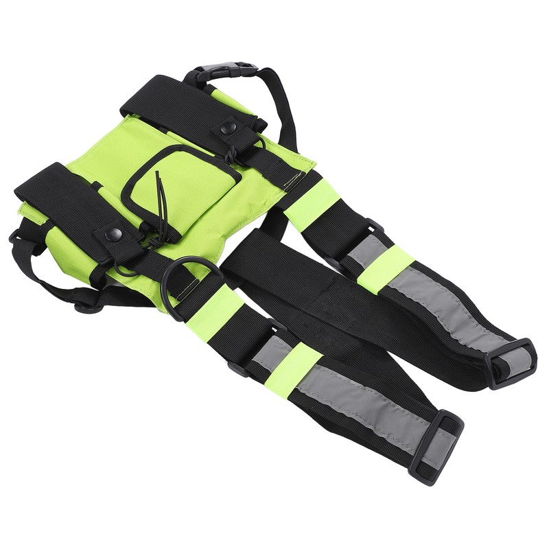 Multifunctional Nylon Waterproof Chest Bag Reflective Safety Tooling Vest for