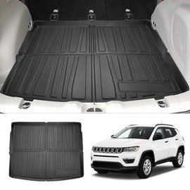 Alfombrilla de carga para Jeep Compass 2017-2025 Alfombrilla de maletero para todo tipo de clima para accesorios Compass Alfombrilla de carga TPE resi