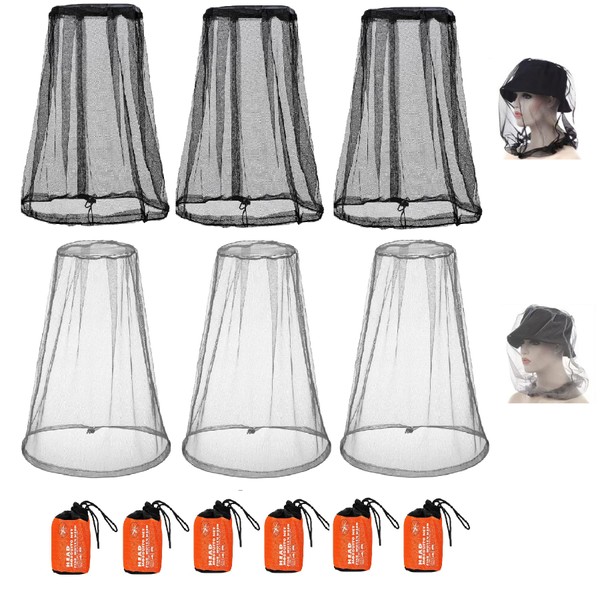 Pack of 6 Head Net Face Net Headgear Net Head