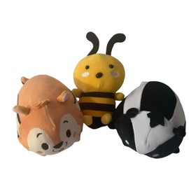 Weighted stuffed animal, chipmonk, skunk or bumble bee plush with 2 lbs, washable plush buddy