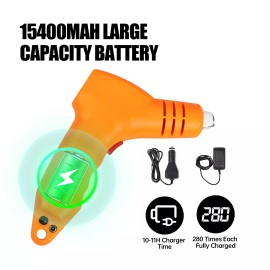ATMOREA Portable Electric Dehorner Fast Heating Dehorning Tool 3/4 Tip for Cattle Goat
