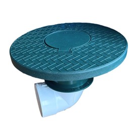 French Drain Man Pop Up Drainage Emitter for Downspouts, Yard Drains, Gutter Drains (Pop Up Emitter Connects to 4” PVC)