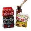 Fraobbg 5 Pairs Vintage Winter Women Socks Warm Thick Knitted