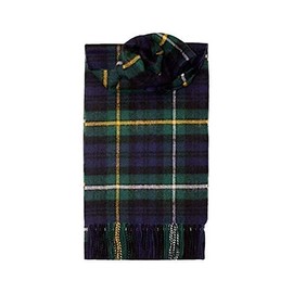 Clans of Scotland - 100% Pure Lambswool Scottish Clan Tartan Scarf - 100% Wool - Pure Wool Tartan Scarf - In Various Tartans - Perfect for Men and Women - 12x60 Inches - Campbell of Argyle