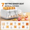 Toaster 4 Slice Retro Stainless Steel,Best Prime 4 Slice Toaster