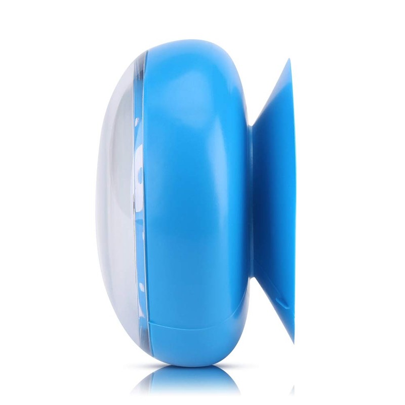 Denash Shower Waterproof Wall Clock, Bathroom Kitchen Washroom Suction Cup