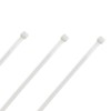 ERKO Cable Ties, White, 200 mm x 7.6 mm, Tensile