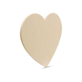 Wooden Hearts for Crafts, 4 inch Small Wood Hearts, 1/4 inch Thick, Pack of 10 Unfinished Wooden Hearts, Great for Valentines Day Crafts & DIY Party Décor