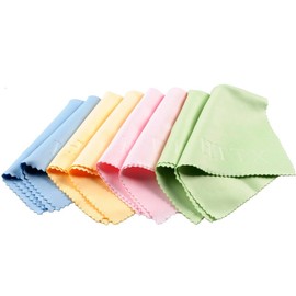 HTTX Microfiber Cleaning Cloths - for All LCD Screens, Tablets, Lenses, and Other Delicate Surfaces (8-Pack, 6x7)