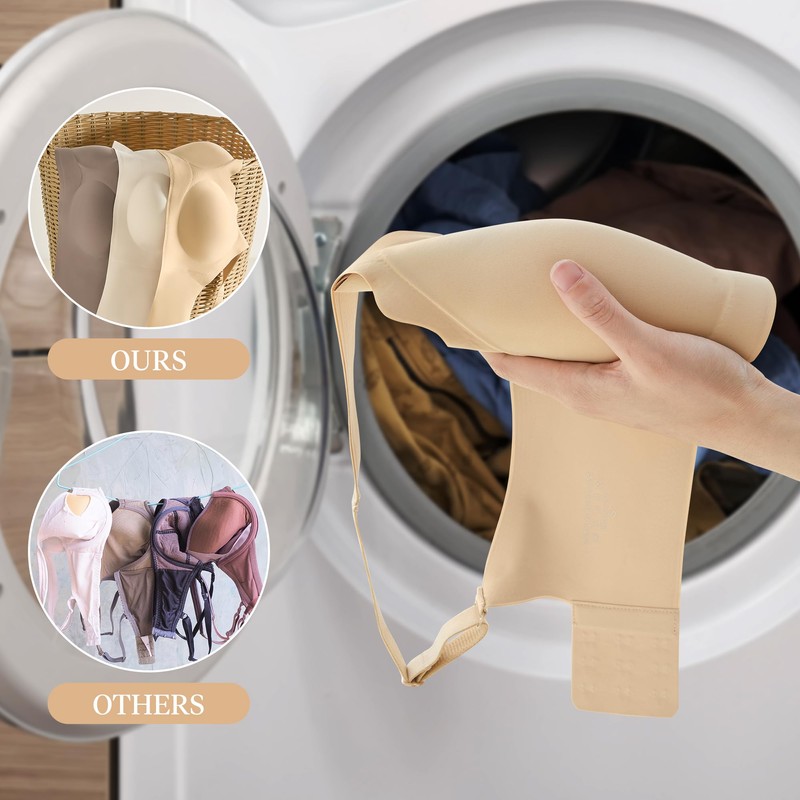 Wireless Seamless Bras for Women with Support - No Underwire