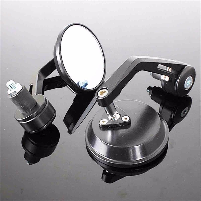 TDR 7/8 Inch 22mm Handlebar End Rear Side View Mirrors