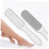FOMIYES Ergonomic Handle Foot Callus Remover File Double Sided Scraper