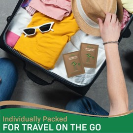 NOVEHA NOVEHA Tea Tree & Coconut Oil Eyelid & Lash Wipes | For Demodex, Blepharitis & Itchy Eyes, Box Of 60 Individually Wrapped Eyelash Wipes With Aloe Vera, Natural Makeup Remover & Daily Eye Cleanser