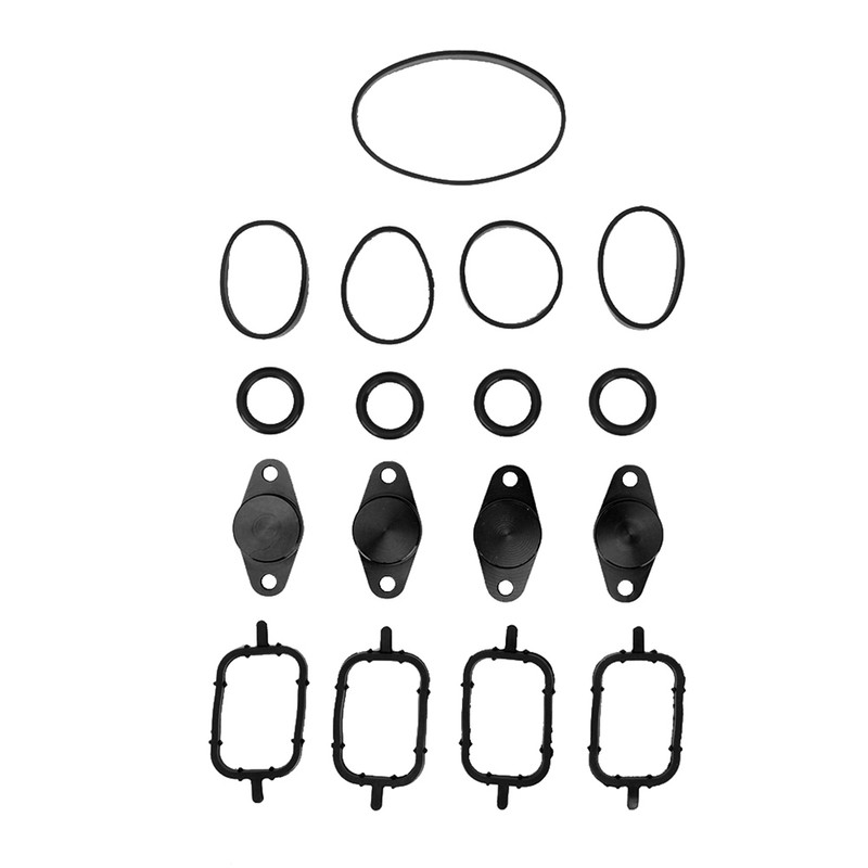 4x22mm Engine Swirl Flaps Delete Blanking Plug with Rubber Gaskets