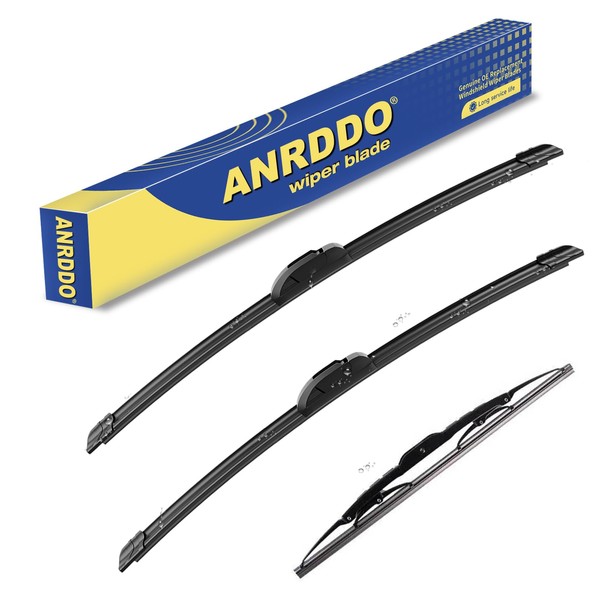 ANRDDO 3 Wipers Factory Replacement For 2007 2006 2005 2004