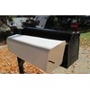 Mailbox Post Solutions Mailbox Newspaper Tube - Standard White Plastic