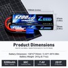 Zeee 2S 5200mAh 7.4V 50C Lipo Battery Hard Case Lipos