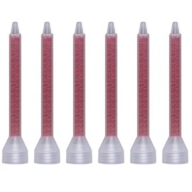 SEM 70011 Integral Nut Square Static Mixers Mixing Tips 6 Tips Per Pack