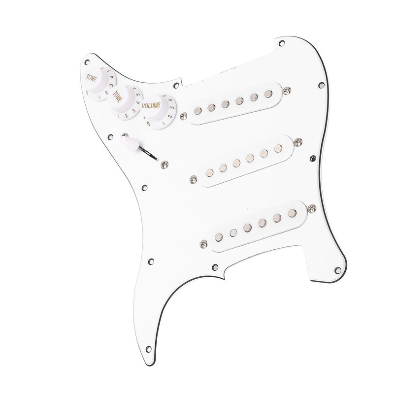 DIY Electric Guitar Kit with Prewired Loaded Pickguard Bridge System