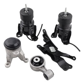 MISIOEK 5PCS Engine Motor & Tran Mount Kit Compatible with 2009-2014 Nissan Maxima, 2007-2012 Altima V6 3.5L Engine Auto CVT Trans, Replace A7361 112209N00A A7363 113509N00A A4355HY A4356HY A4365HY