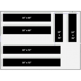 Clausen's World Double 10 Inch Center Vinyl Rally Racing Stripes, Fits Mustang and Shelby, Red…